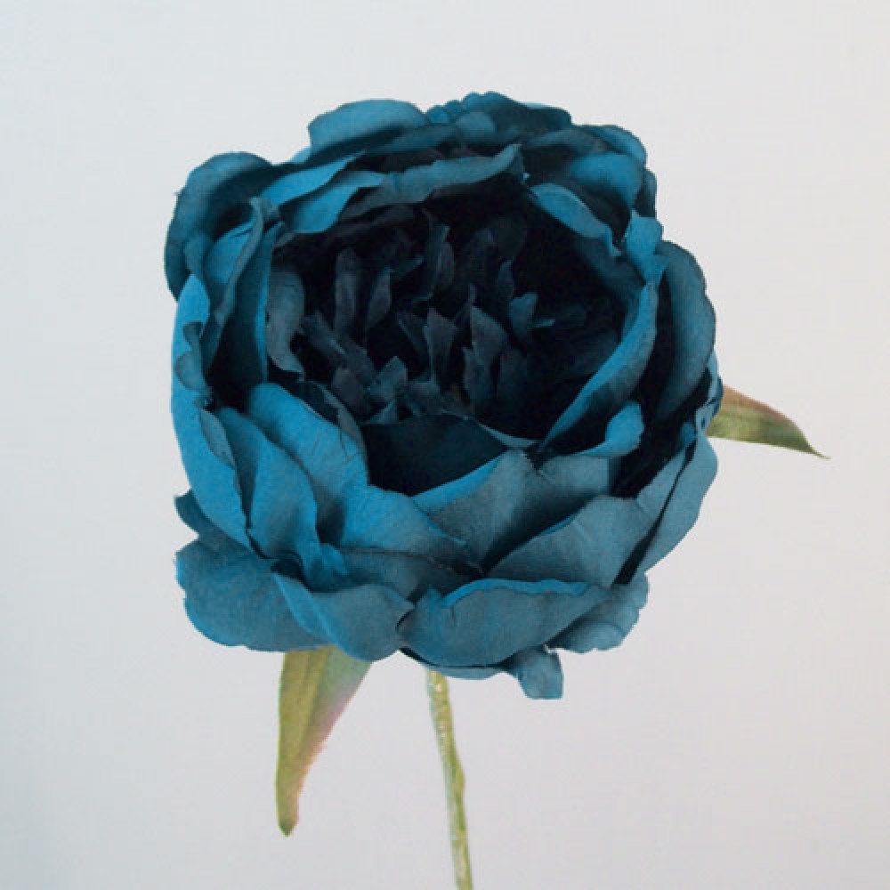 Oceanic Peony Flowers Teal Blue | Artificial Flowers